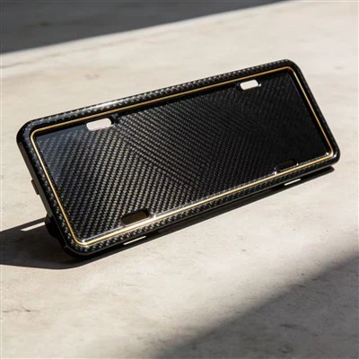 কাস্টম কার্বন ফাইবার লাইসেন্স প্লেট ফ্রেম